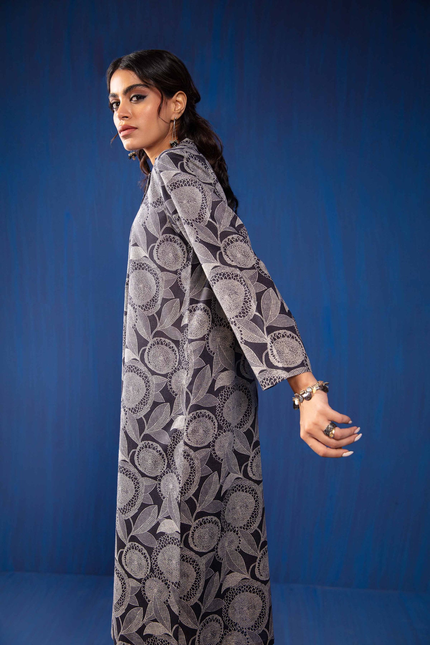 Nishat Linen - 1 Piece - Printed Loose Fabric - 42304104