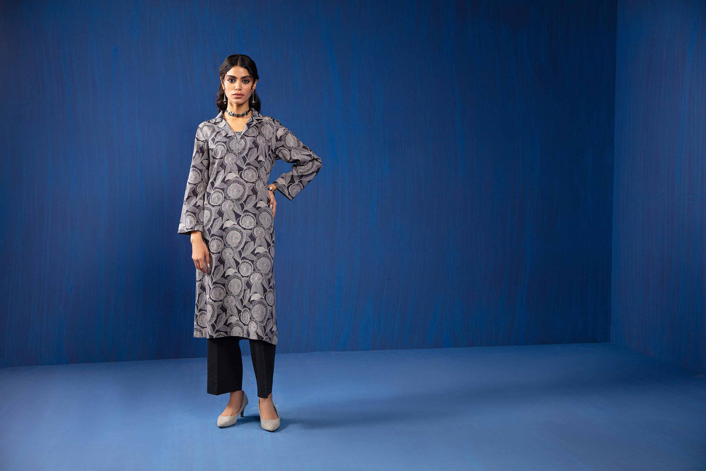 Nishat Linen - 1 Piece - Printed Loose Fabric - 42304104