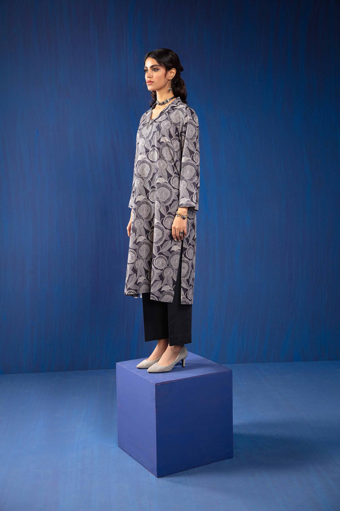 Nishat Linen - 1 Piece - Printed Loose Fabric - 42304104