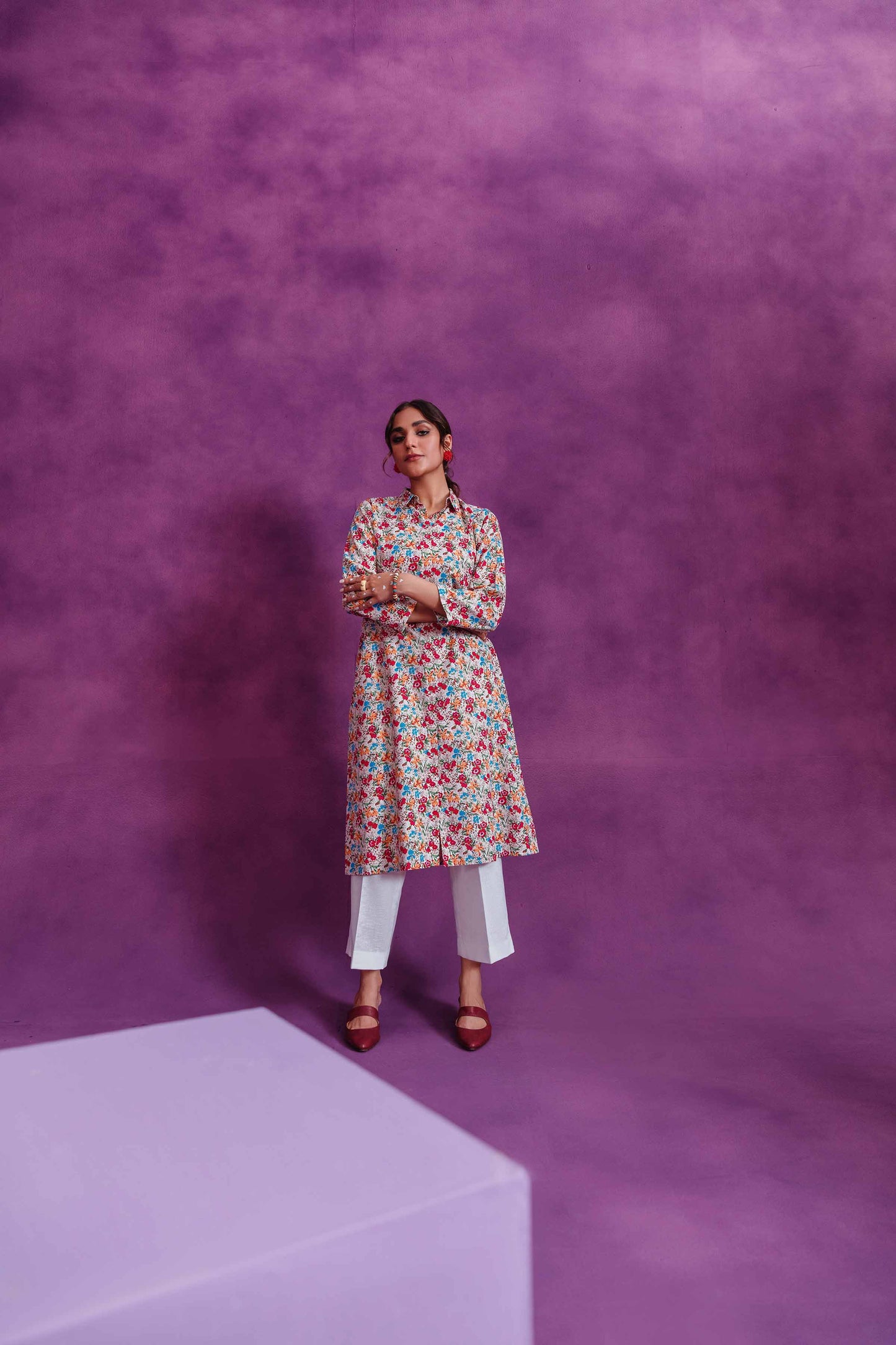 Nishat Linen - 1 Piece - Printed Loose Fabric - 42304107