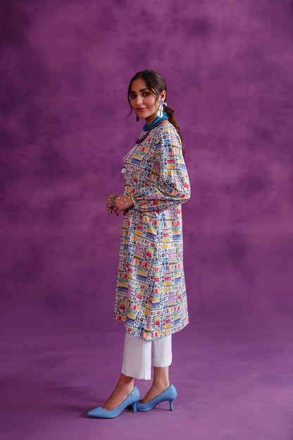 Nishat Linen - 1 Piece - Printed Loose Fabric - 42304105