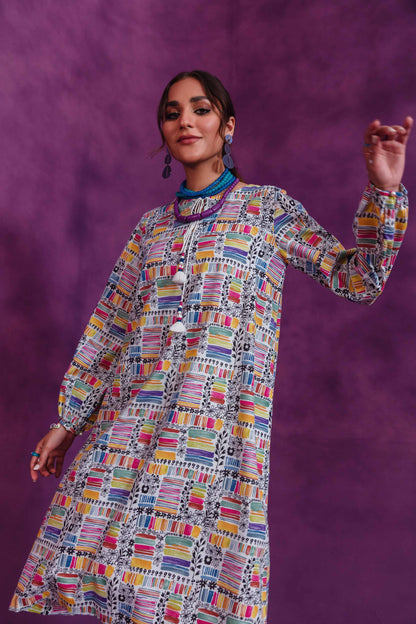 Nishat Linen - 1 Piece - Printed Loose Fabric - 42304105
