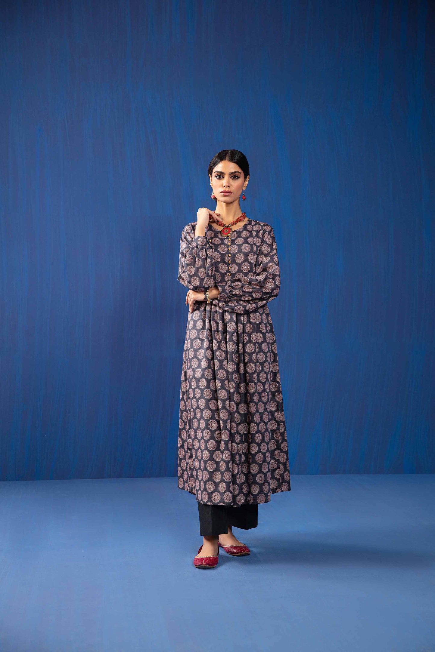 Nishat Linen - 1 Piece - Printed Loose Fabric - 42304106