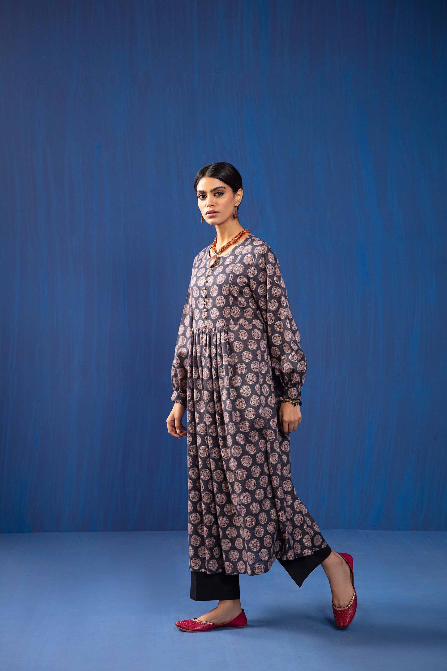 Nishat Linen - 1 Piece - Printed Loose Fabric - 42304106