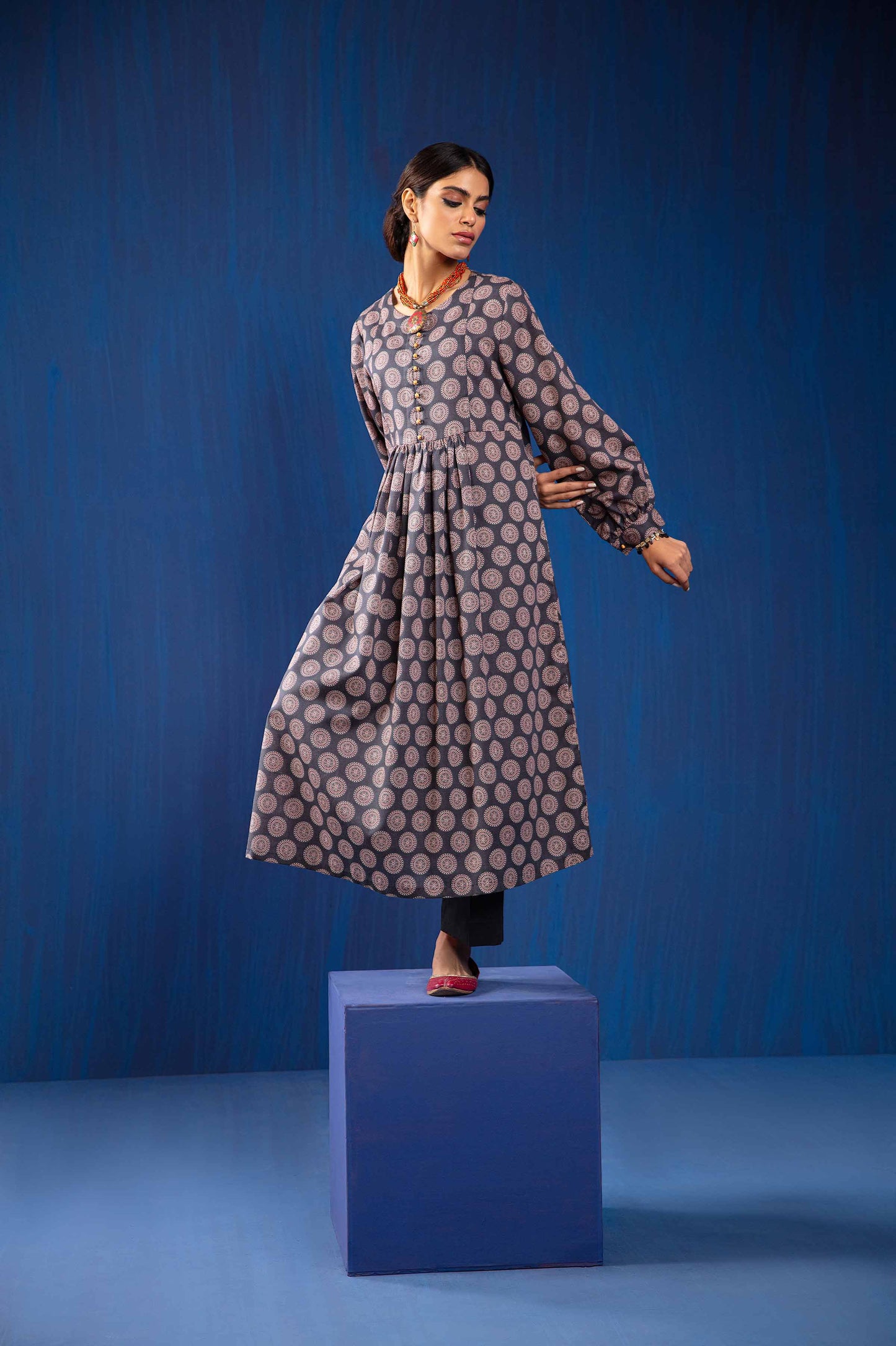 Nishat Linen - 1 Piece - Printed Loose Fabric - 42304106