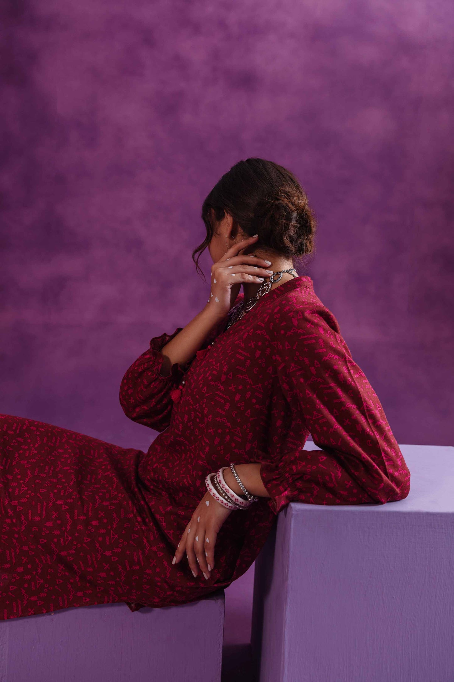 Nishat Linen - 1 Piece - Printed Loose Fabric - 42304109