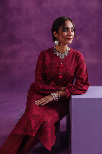 Nishat Linen - 1 Piece - Printed Loose Fabric - 42304109