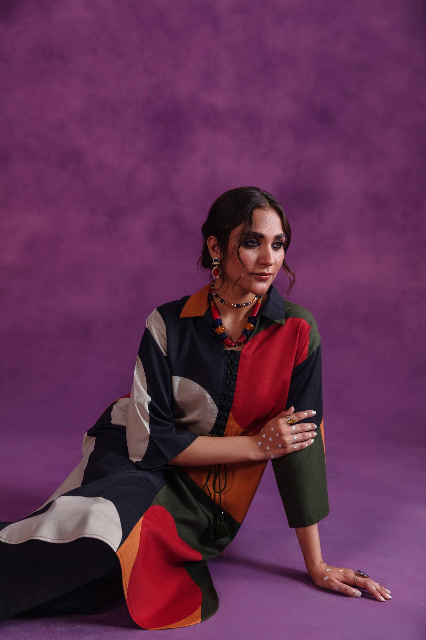 Nishat Linen - 1 Piece - Printed Loose Fabric - 42304110