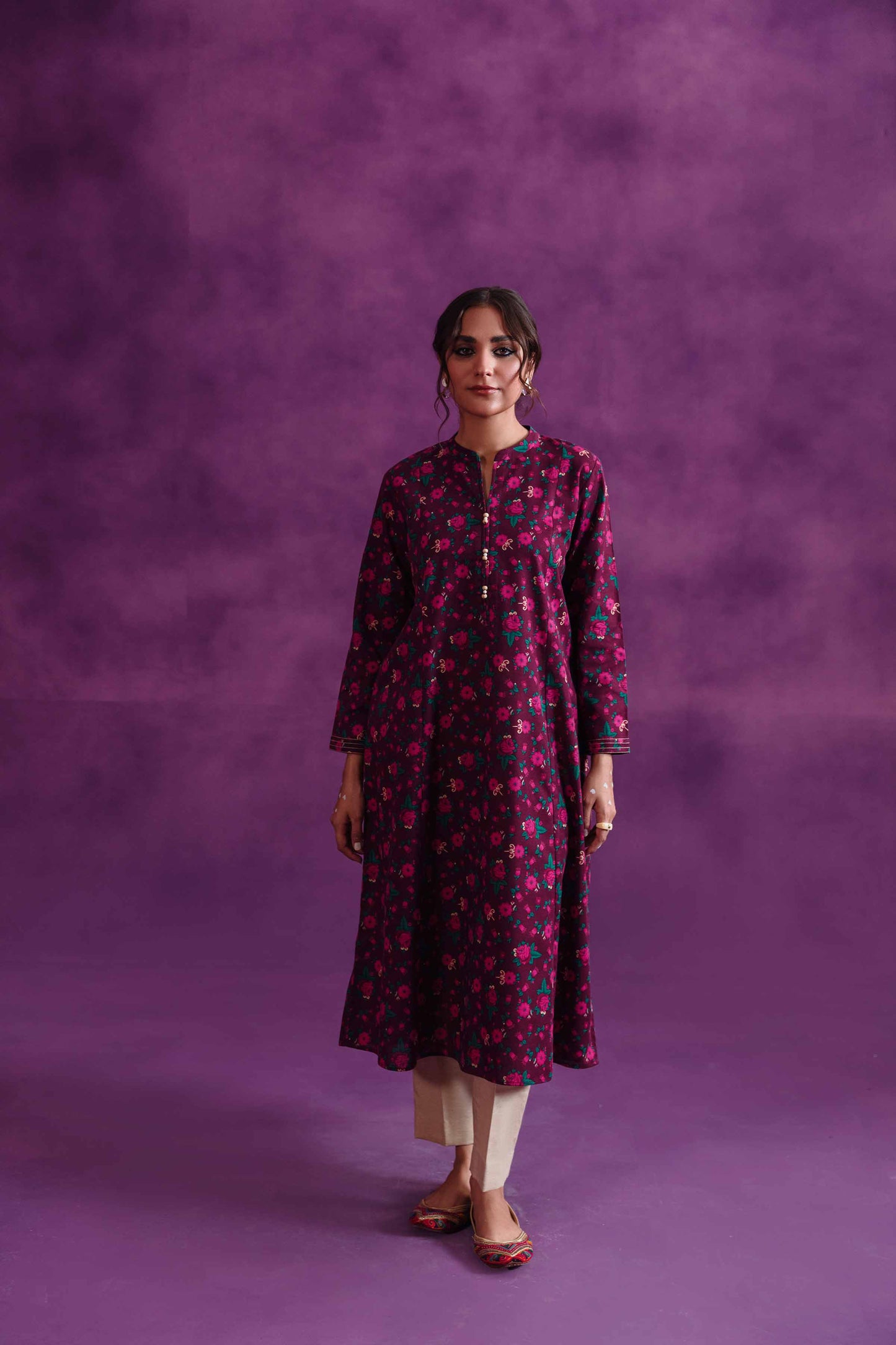 Nishat Linen - 1 Piece - Printed Loose Fabric - 42304113