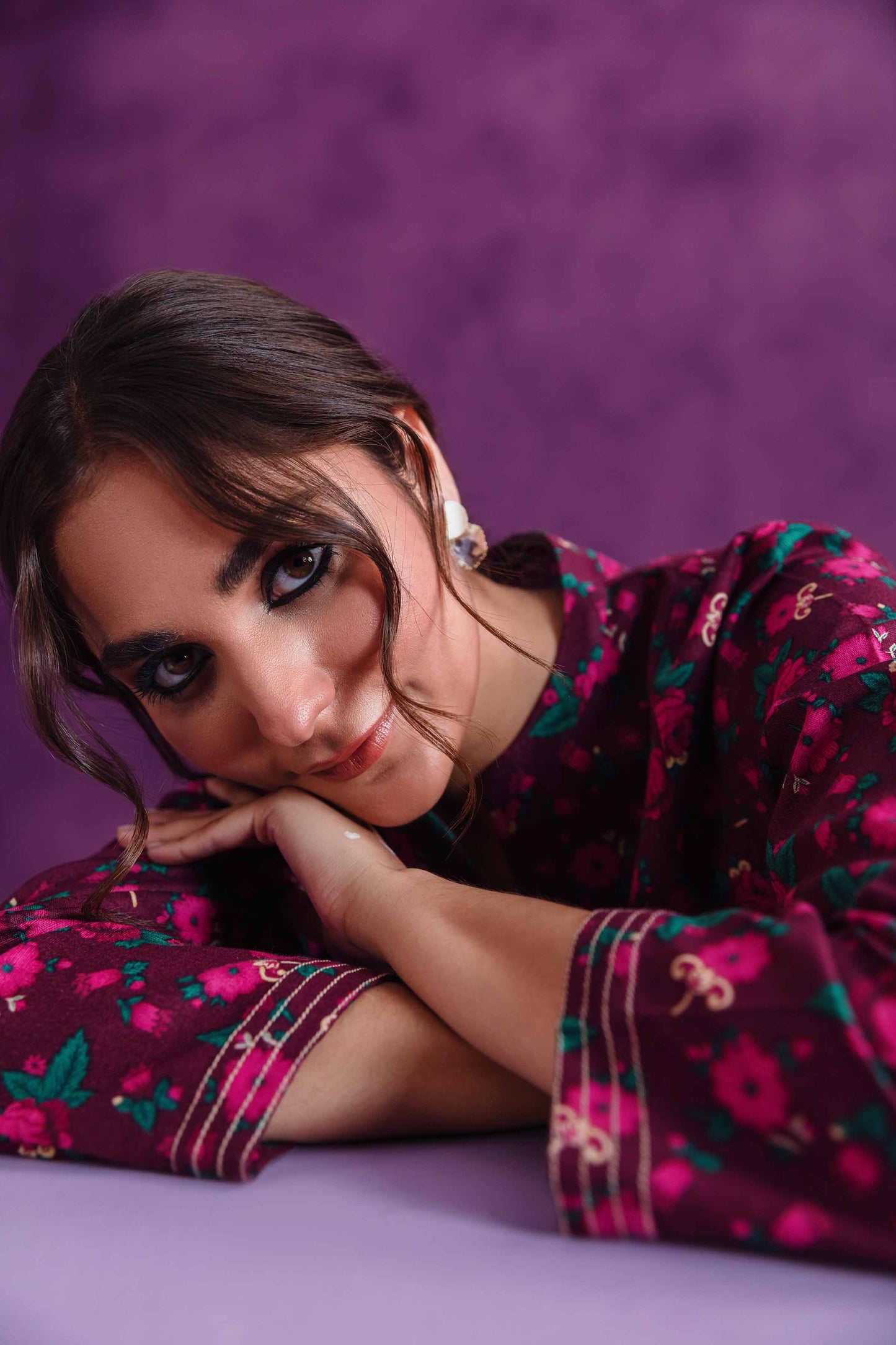 Nishat Linen - 1 Piece - Printed Loose Fabric - 42304113