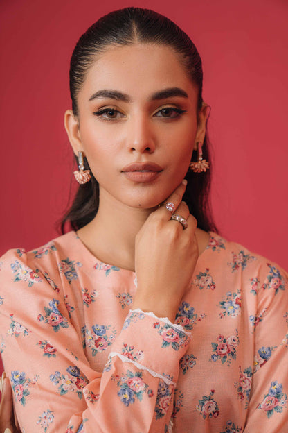 Nishat Linen - 1 Piece - Printed Loose Fabric - 42304115