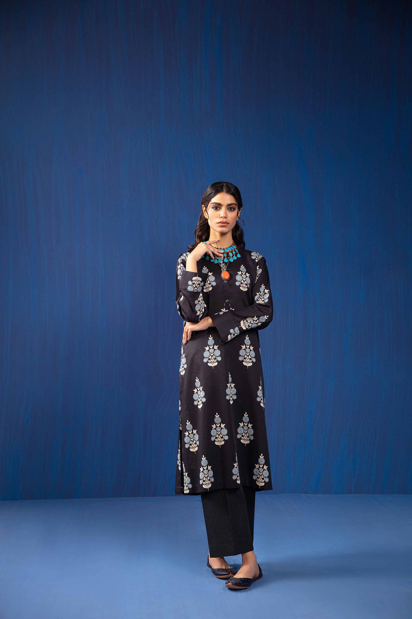 Nishat Linen - 1 Piece - Printed Loose Fabric - 42304118