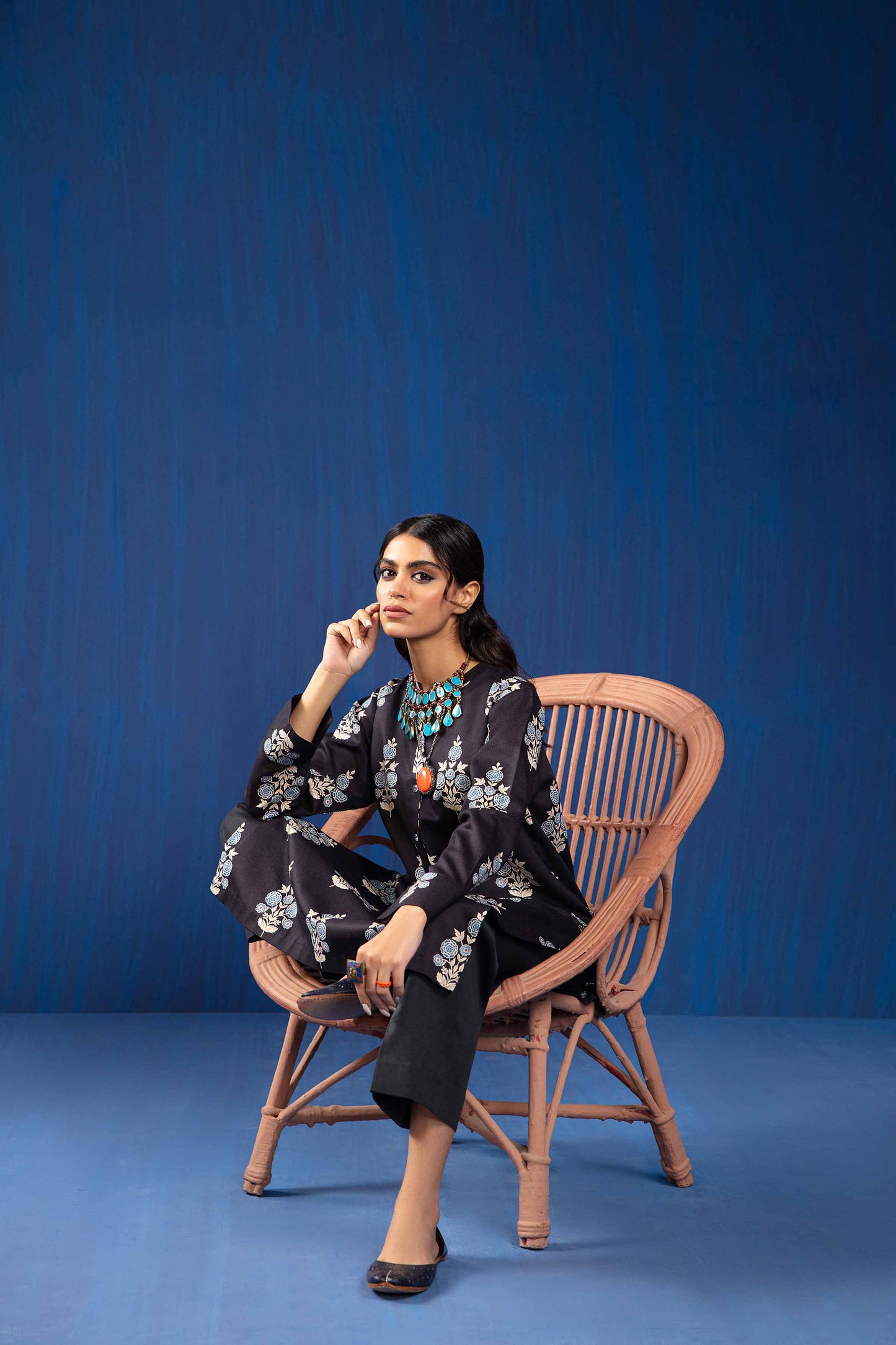 Nishat Linen - 1 Piece - Printed Loose Fabric - 42304118