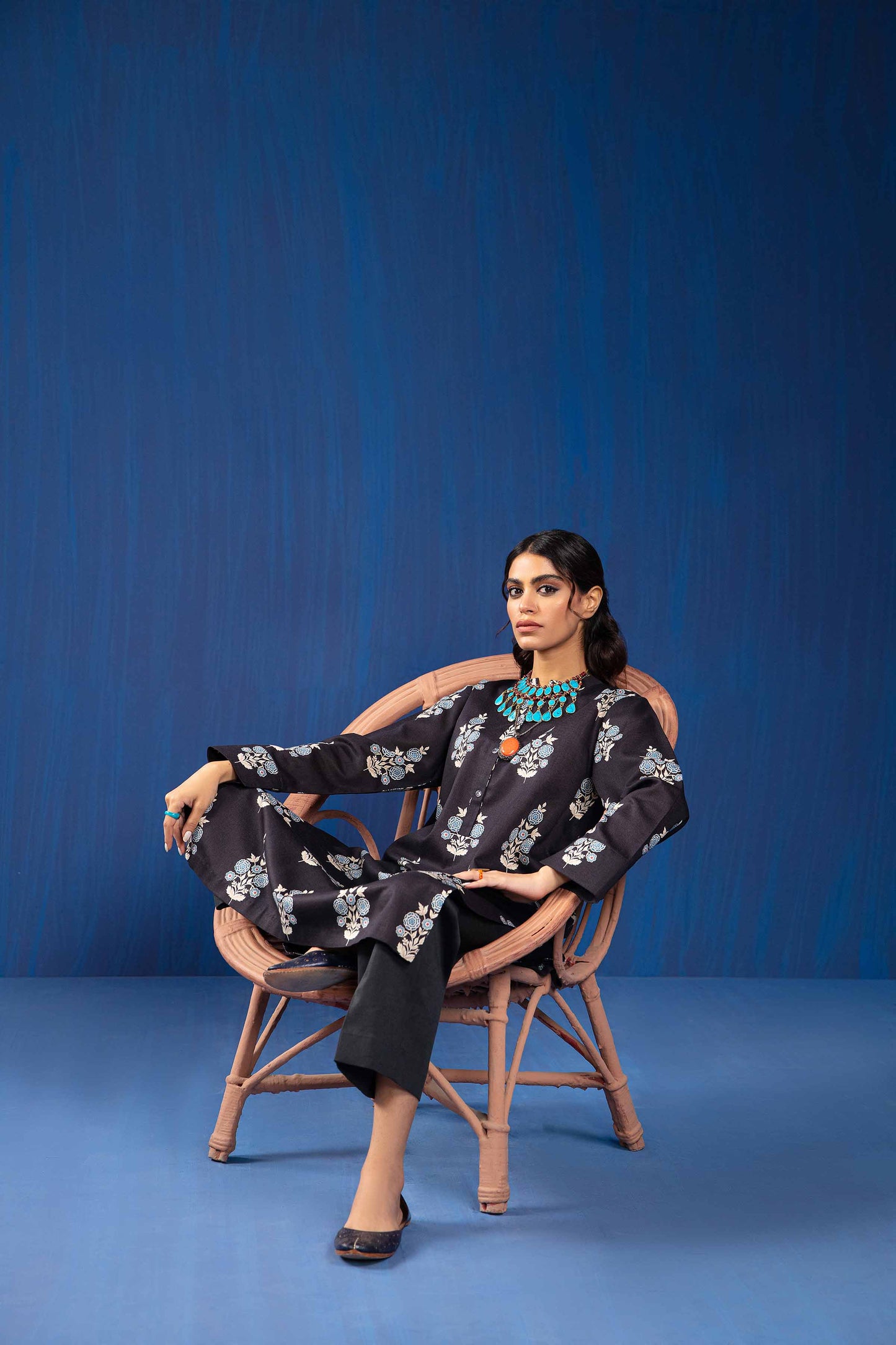 Nishat Linen - 1 Piece - Printed Loose Fabric - 42304118