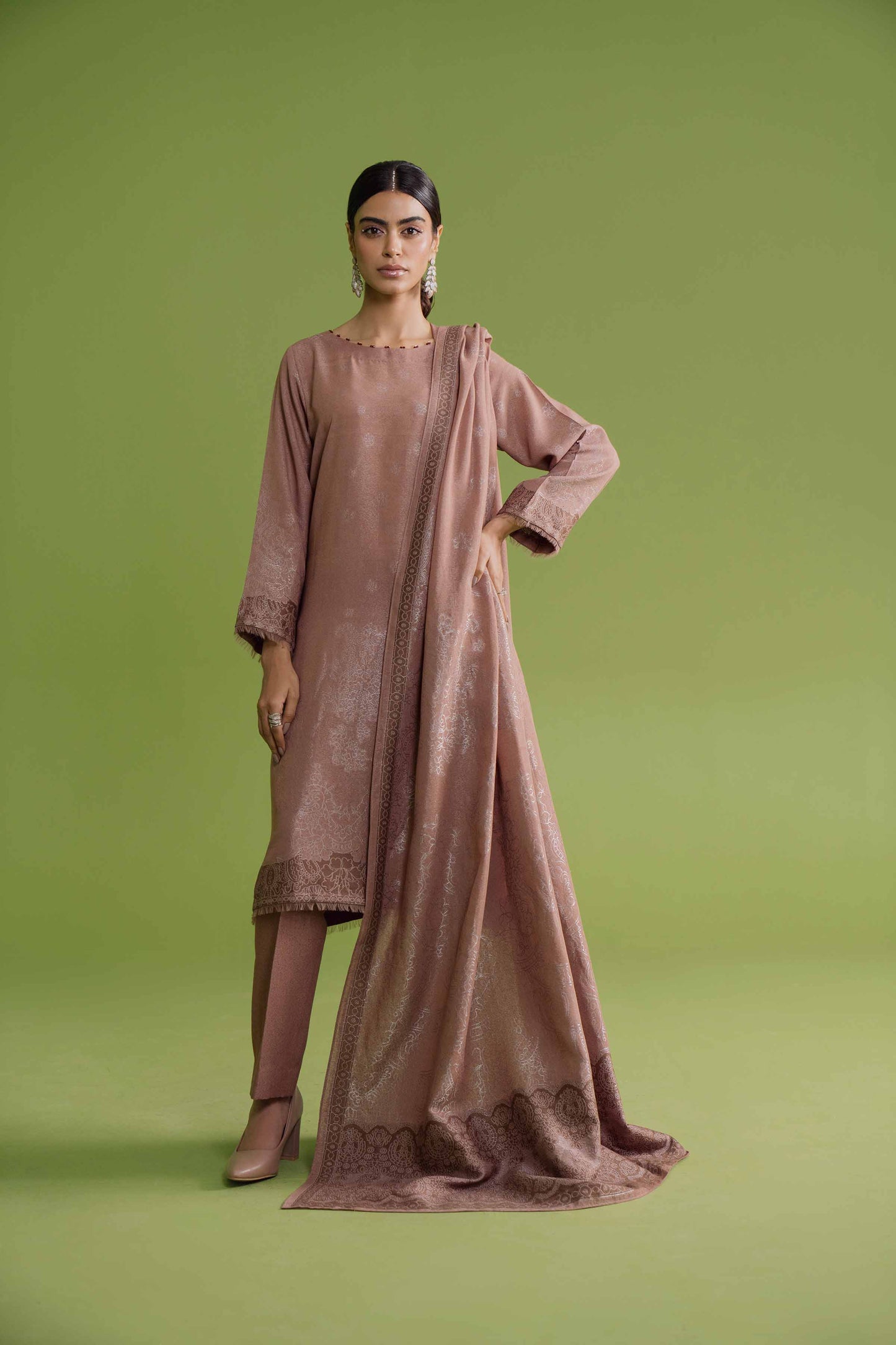 Nishat Linen - 3 Piece - Jacquard Suit - 42304119