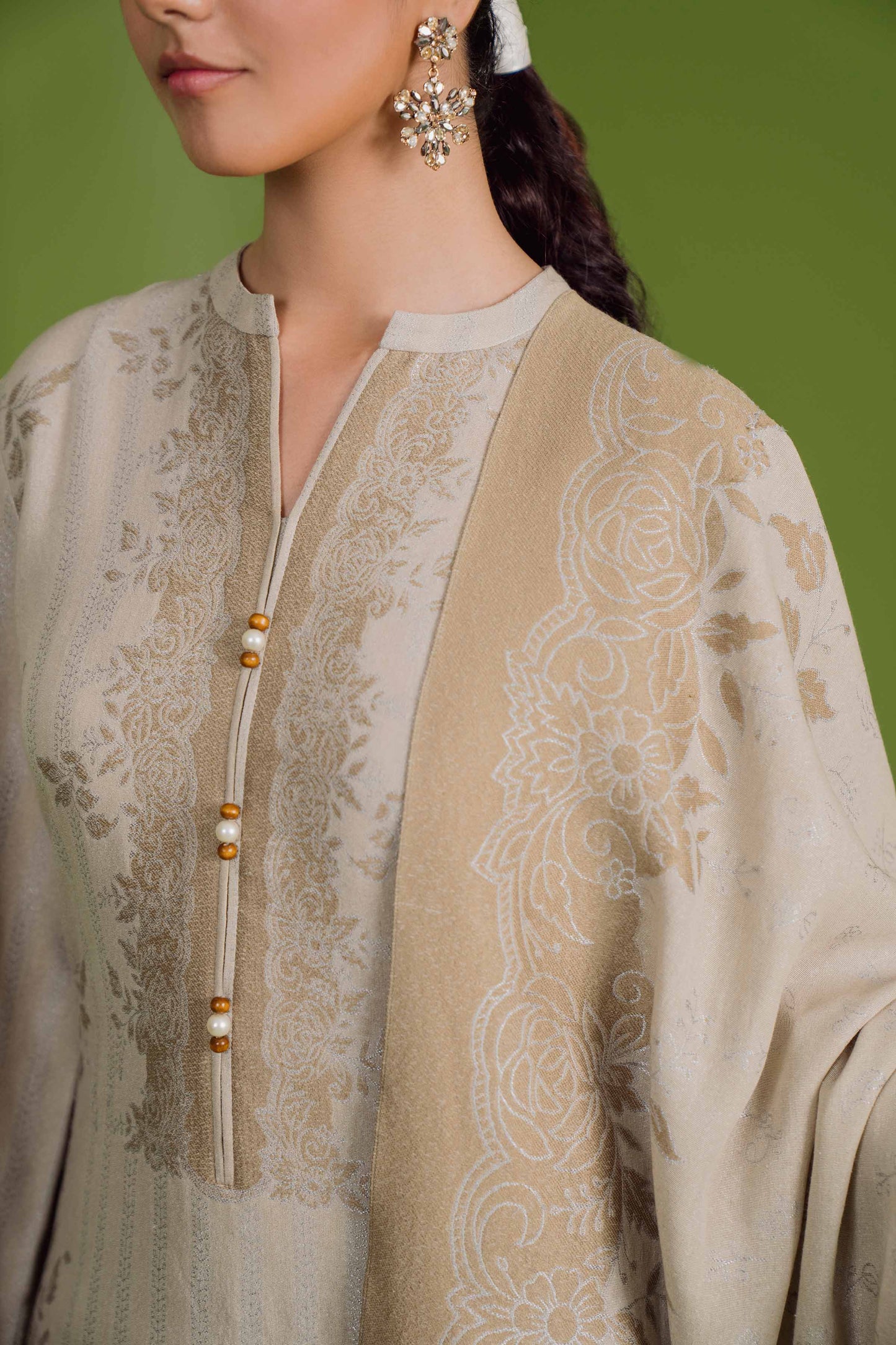 Nishat Linen - 3 Piece - Jacquard Suit - 42304120