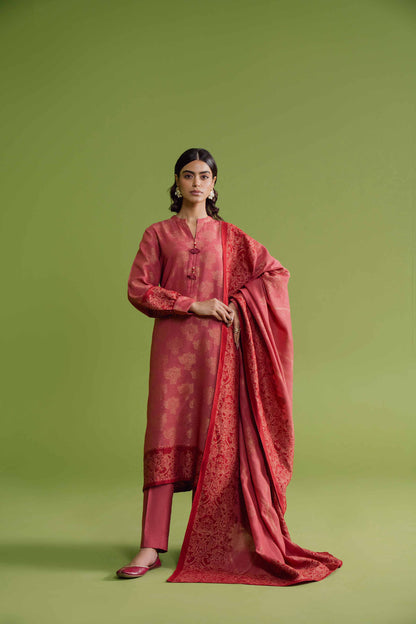 Nishat Linen - 3 Piece - Jacquard Suit - 42304122