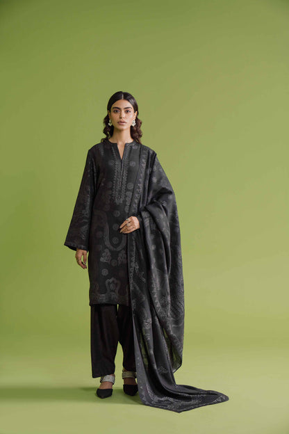 Nishat Linen - 3 Piece - Jacquard Suit - 42304128