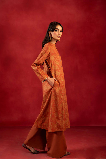 Nishat Linen - 1 Piece - Paste Printed Loose Fabric - 42304133