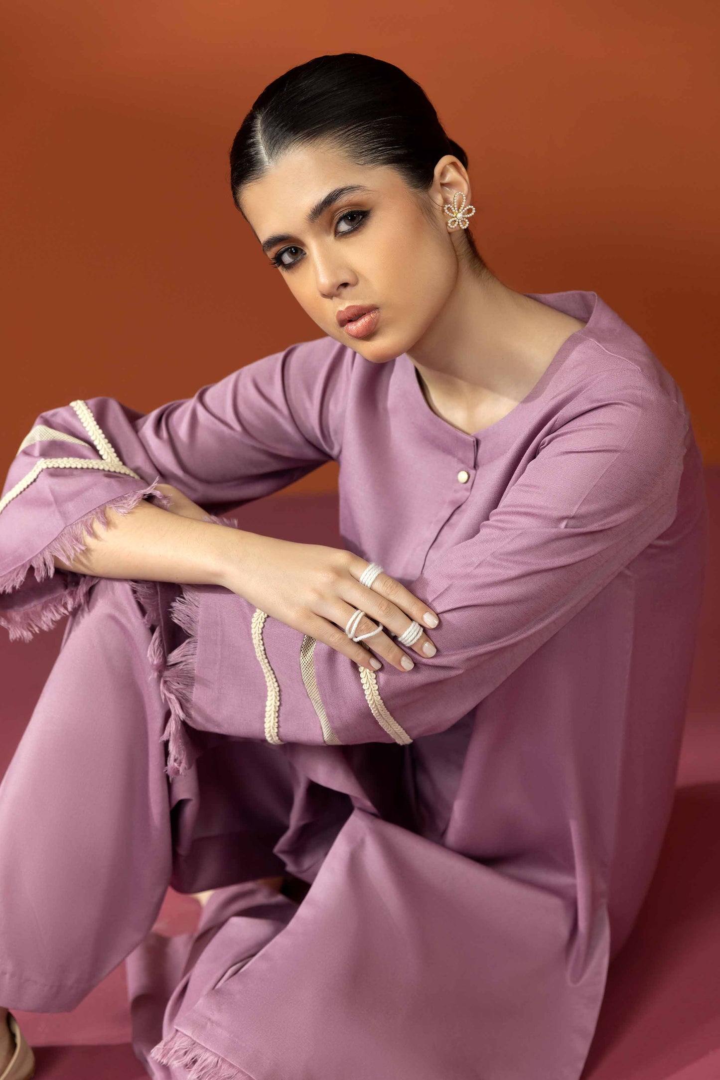 Nishat Linen - 1 Piece - Dyed Loose Fabric - 42304141
