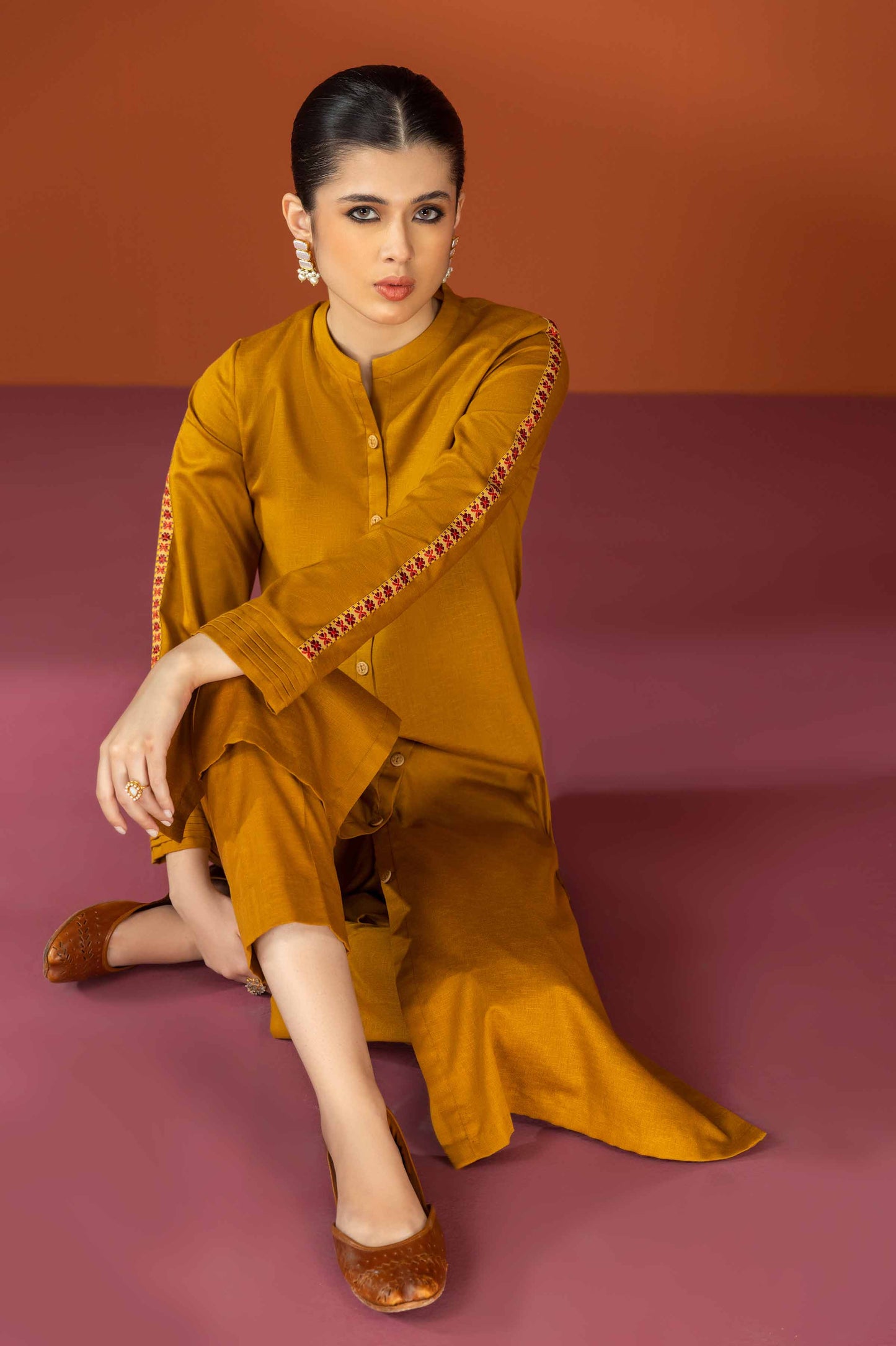 Nishat Linen - 1 Piece - Dyed Loose Fabric - 42304147