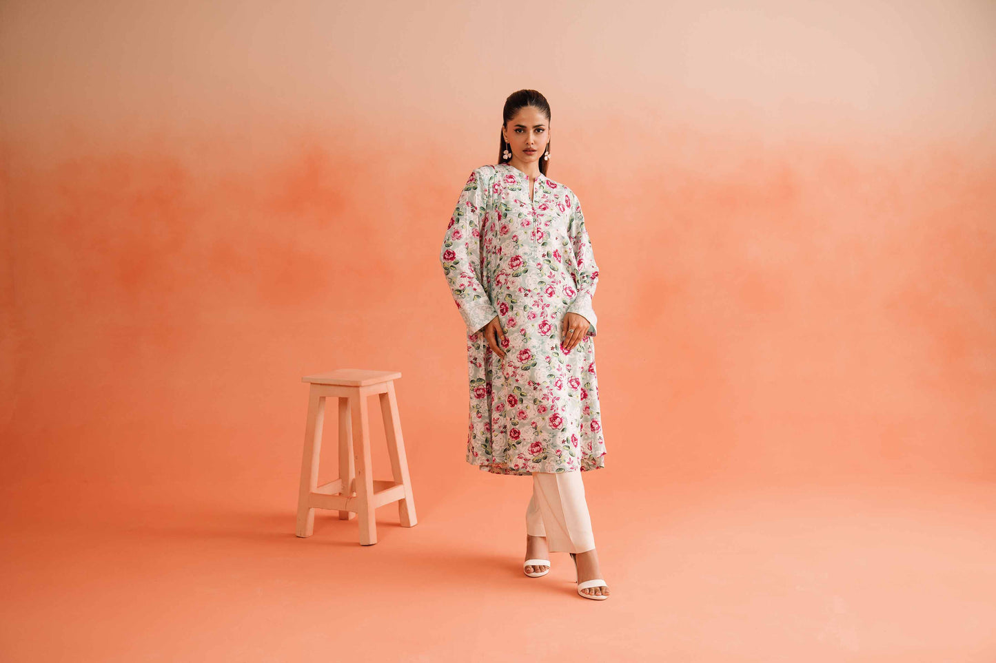 Nishat Linen - 1 Piece - Printed Loose Fabric - 42304152