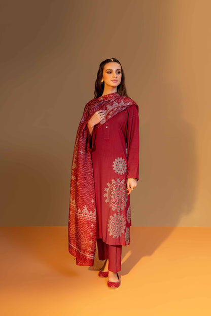 Nishat Linen - 3 Piece - Embroidered Suit - 42306461