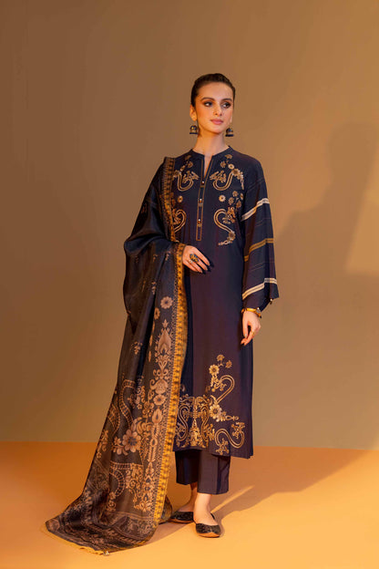 Nishat Linen - 3 Piece - Embroidered Suit - 42306463