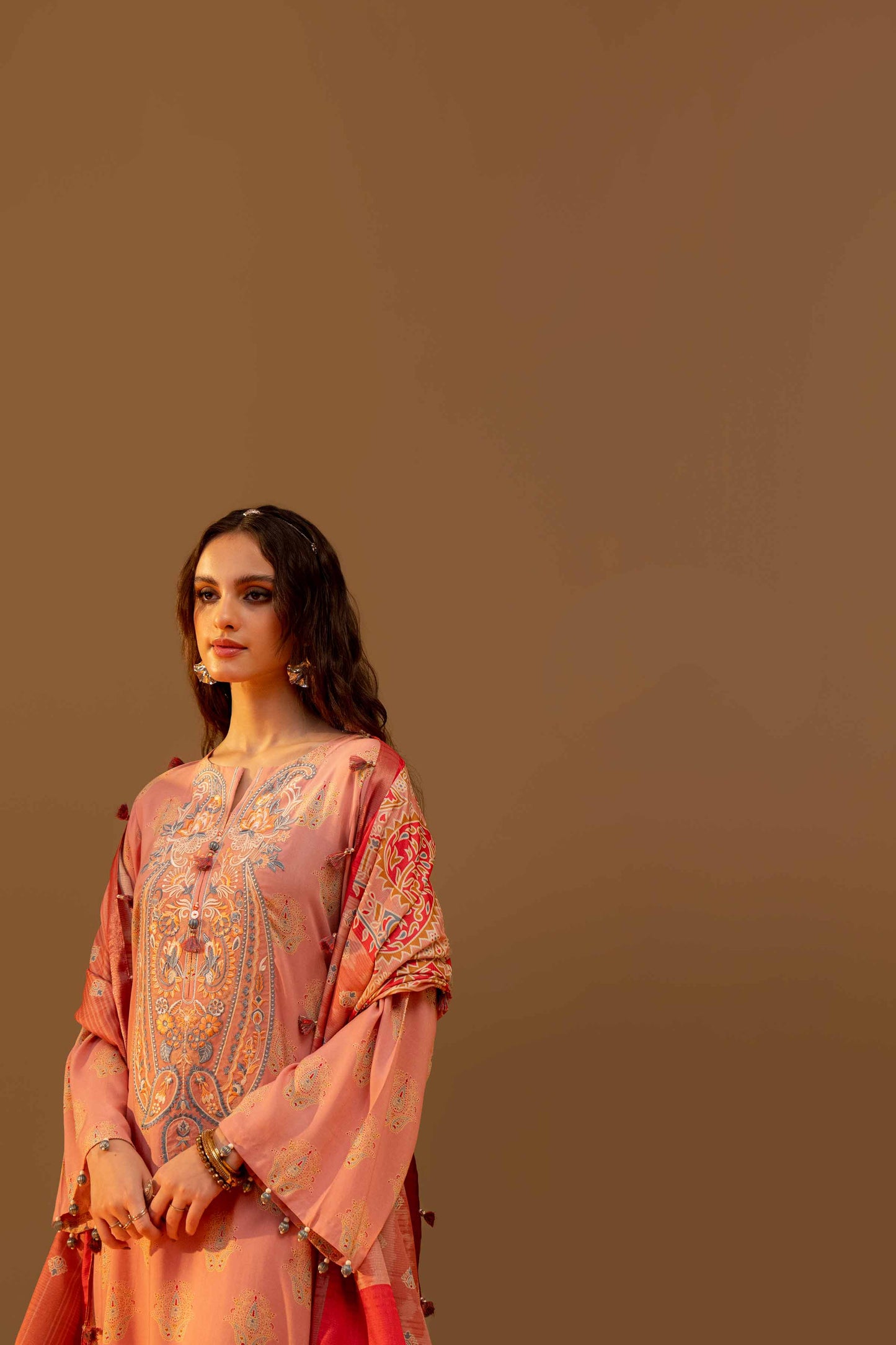 Nishat Linen - 3 Piece - Printed Embroidered Suit - 42306468