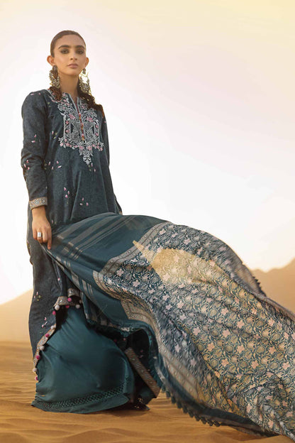 Nishat Linen - 3 Piece - Printed Embroidered Suit - 42306470