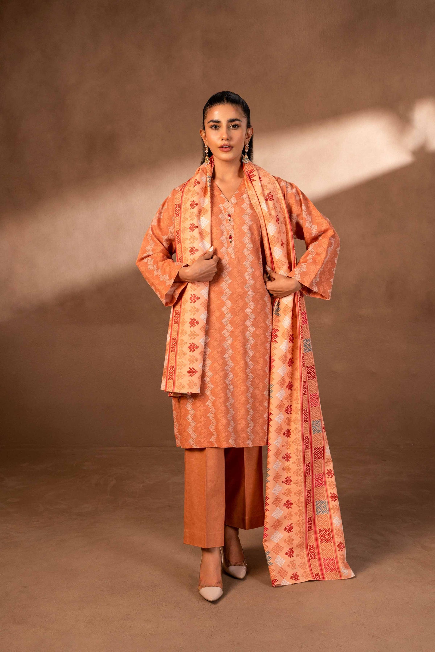 Nishat Linen - 3 Piece - Printed Suit - 42306476