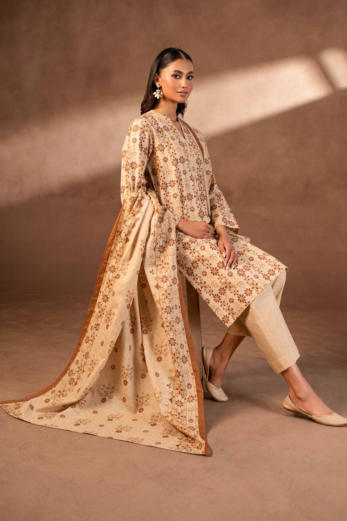 Nishat Linen - 3 Piece - Printed Suit - 42306480