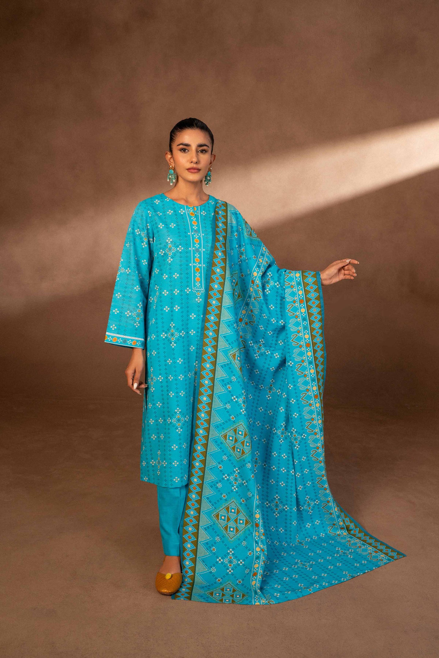 Nishat Linen - 3 Piece - Printed Suit - 42306491