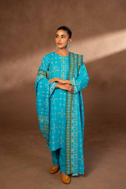 Nishat Linen - 3 Piece - Printed Suit - 42306491