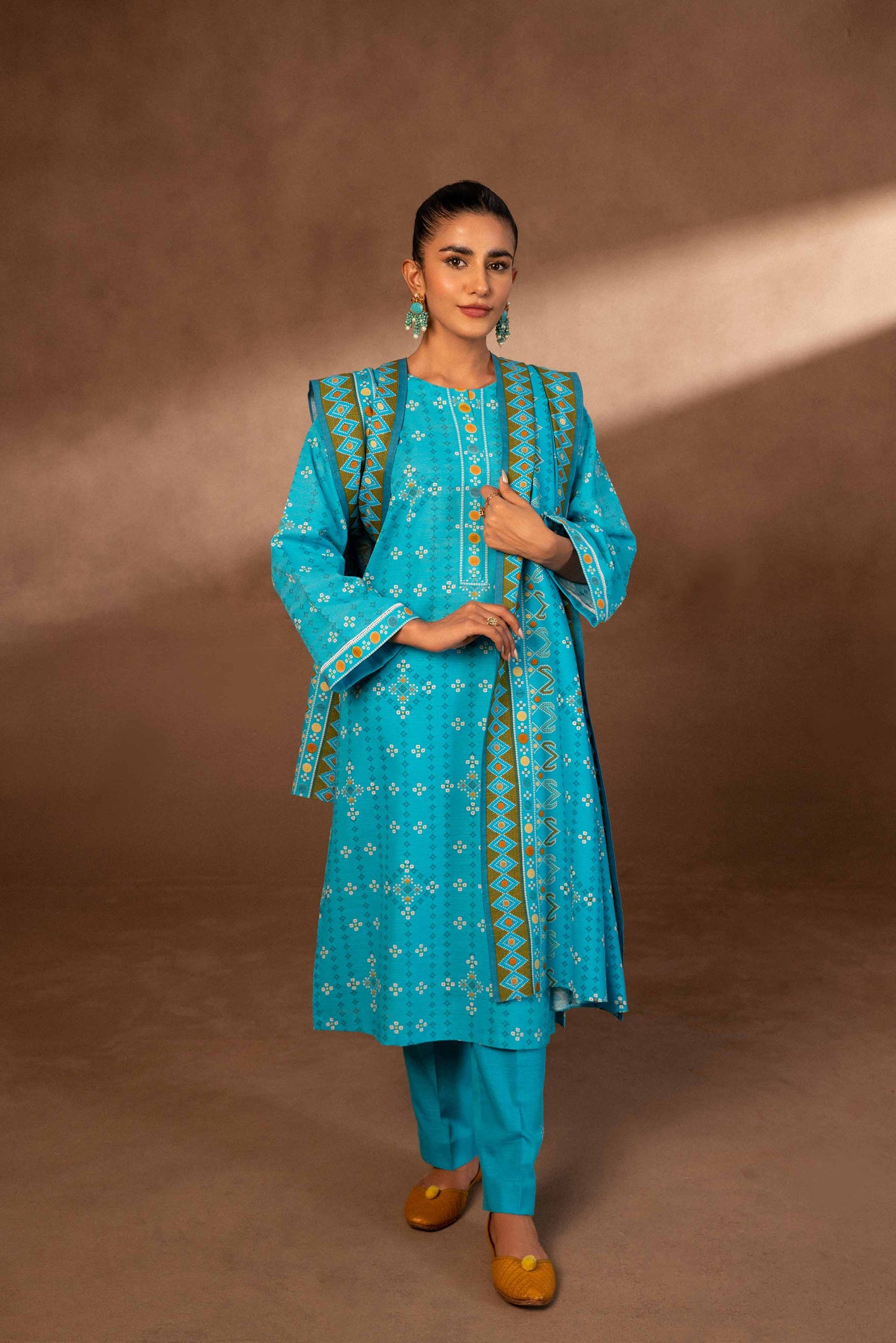 Nishat Linen - 3 Piece - Printed Suit - 42306491