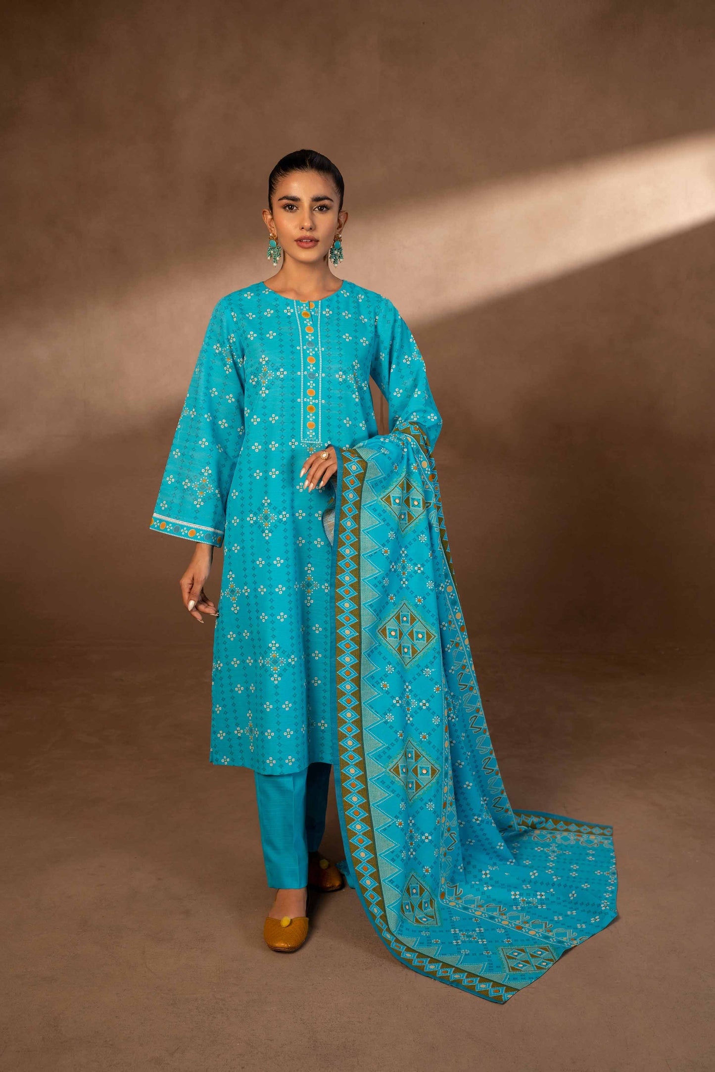 Nishat Linen - 3 Piece - Printed Suit - 42306491