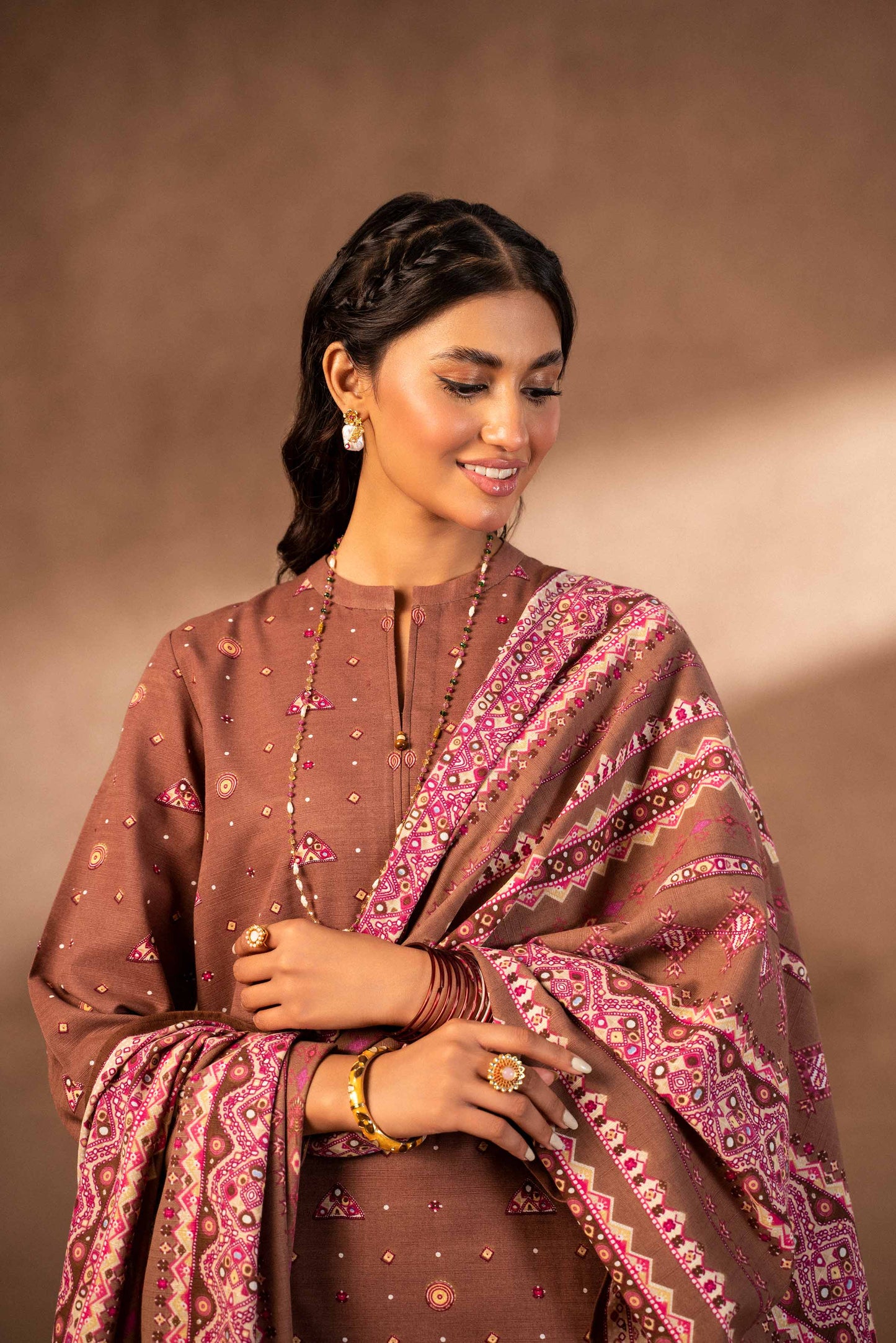 Nishat Linen - 3 Piece - Printed Suit - 42306493