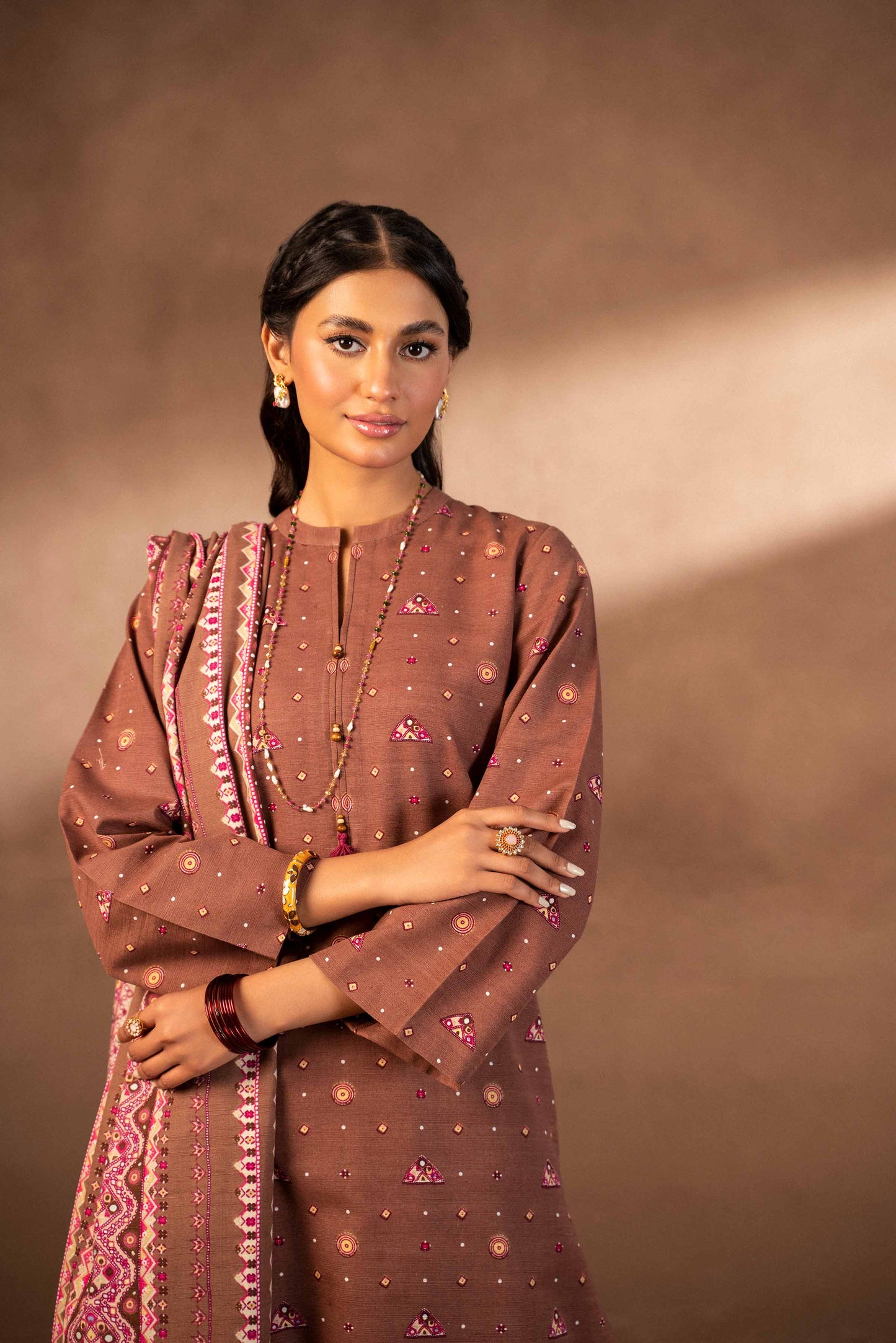 Nishat Linen - 3 Piece - Printed Suit - 42306493