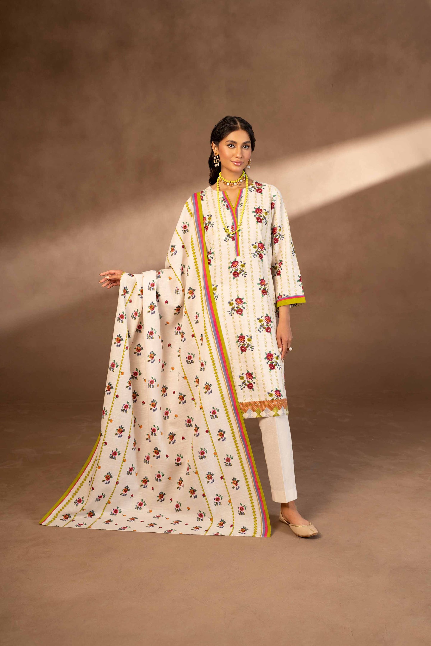 Nishat Linen - 3 Piece - Printed Suit - 42306494