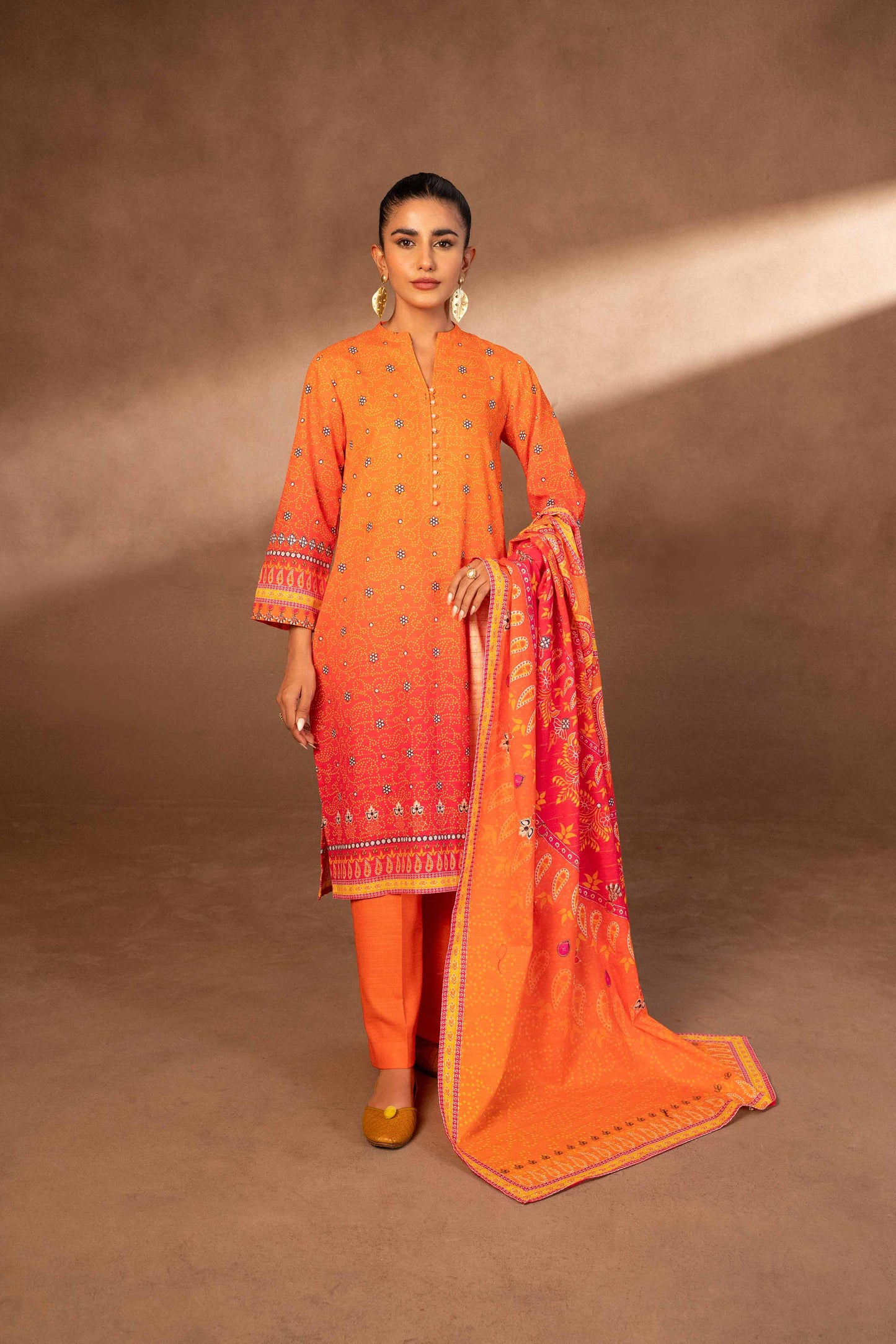 Nishat Linen - 3 Piece - Digital Printed Suit - 42306495