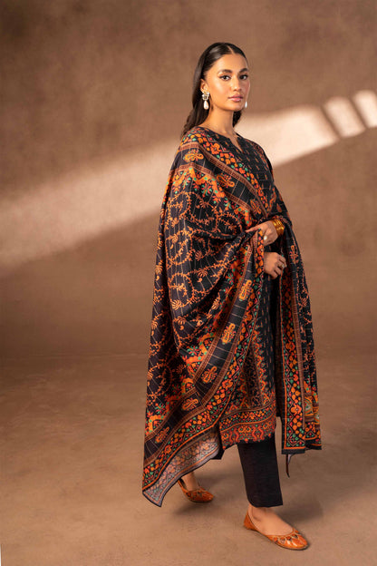 Nishat Linen - 3 Piece - Digital Printed Suit - 42306496