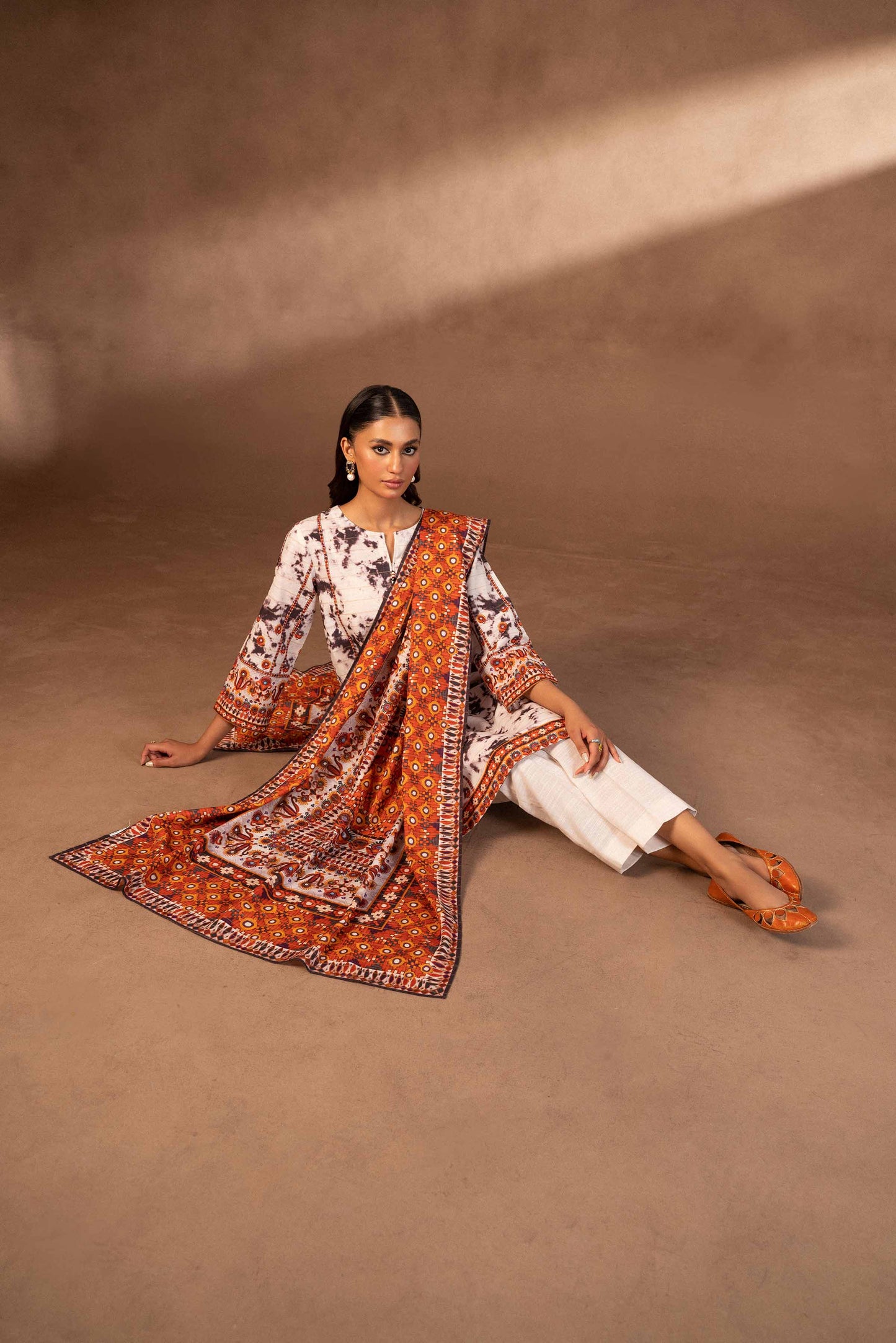 Nishat Linen - 3 Piece - Digital Printed Suit - 42306497