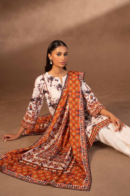 Nishat Linen - 3 Piece - Digital Printed Suit - 42306497