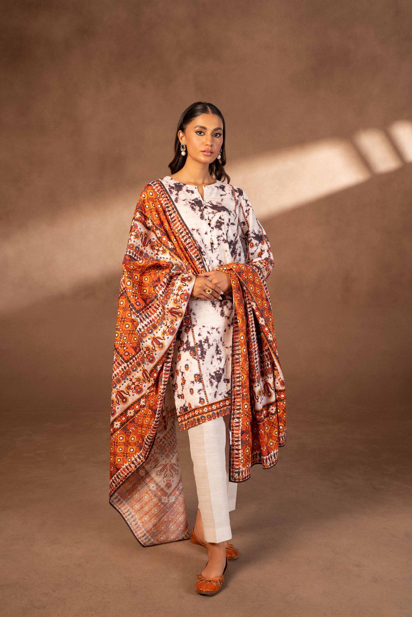 Nishat Linen - 3 Piece - Digital Printed Suit - 42306497