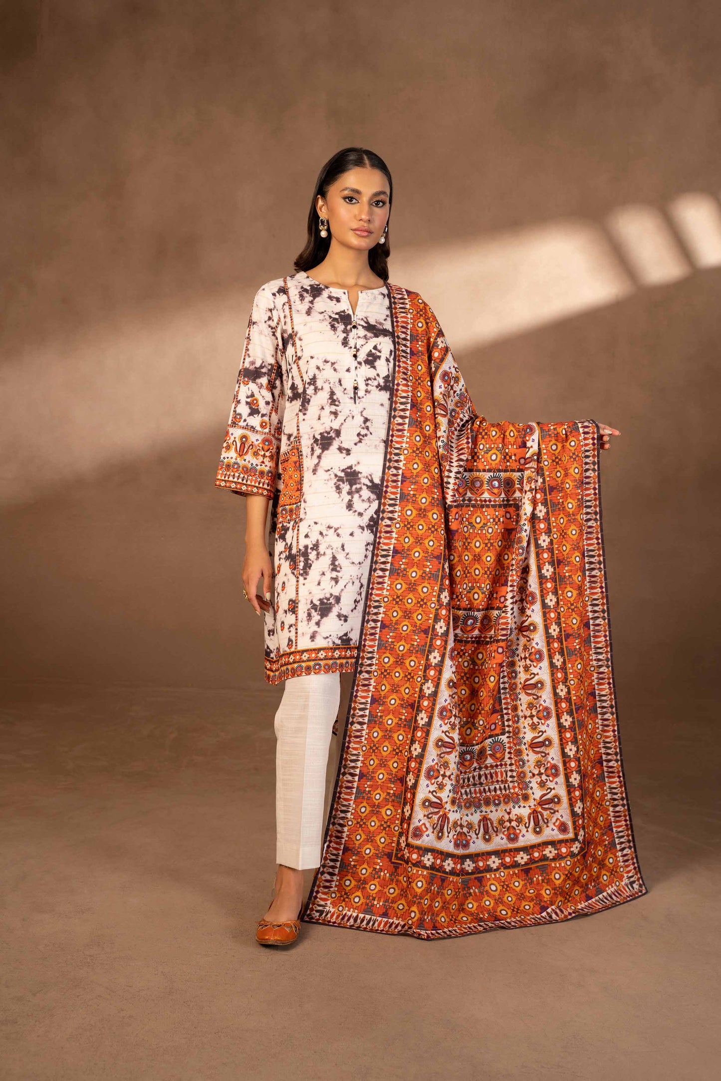 Nishat Linen - 3 Piece - Digital Printed Suit - 42306497