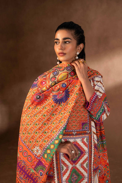 Nishat Linen - 3 Piece - Digital Printed Suit - 42306498