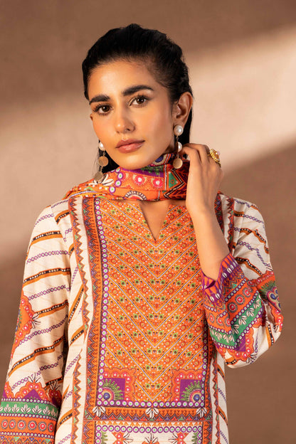 Nishat Linen - 3 Piece - Digital Printed Suit - 42306498