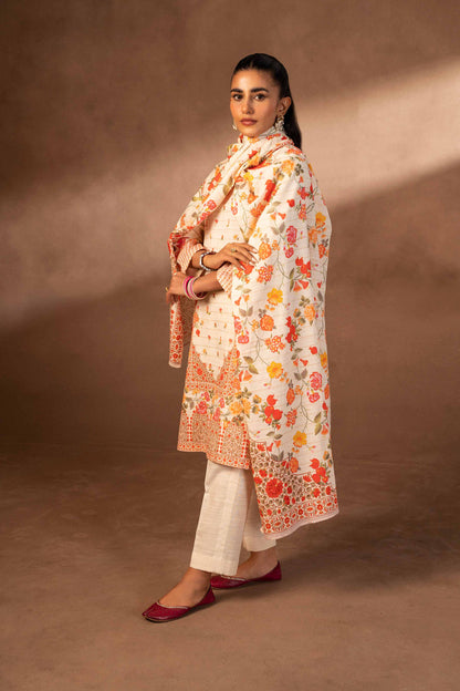 Nishat Linen - 3 Piece - Digital Printed Suit - 42306500