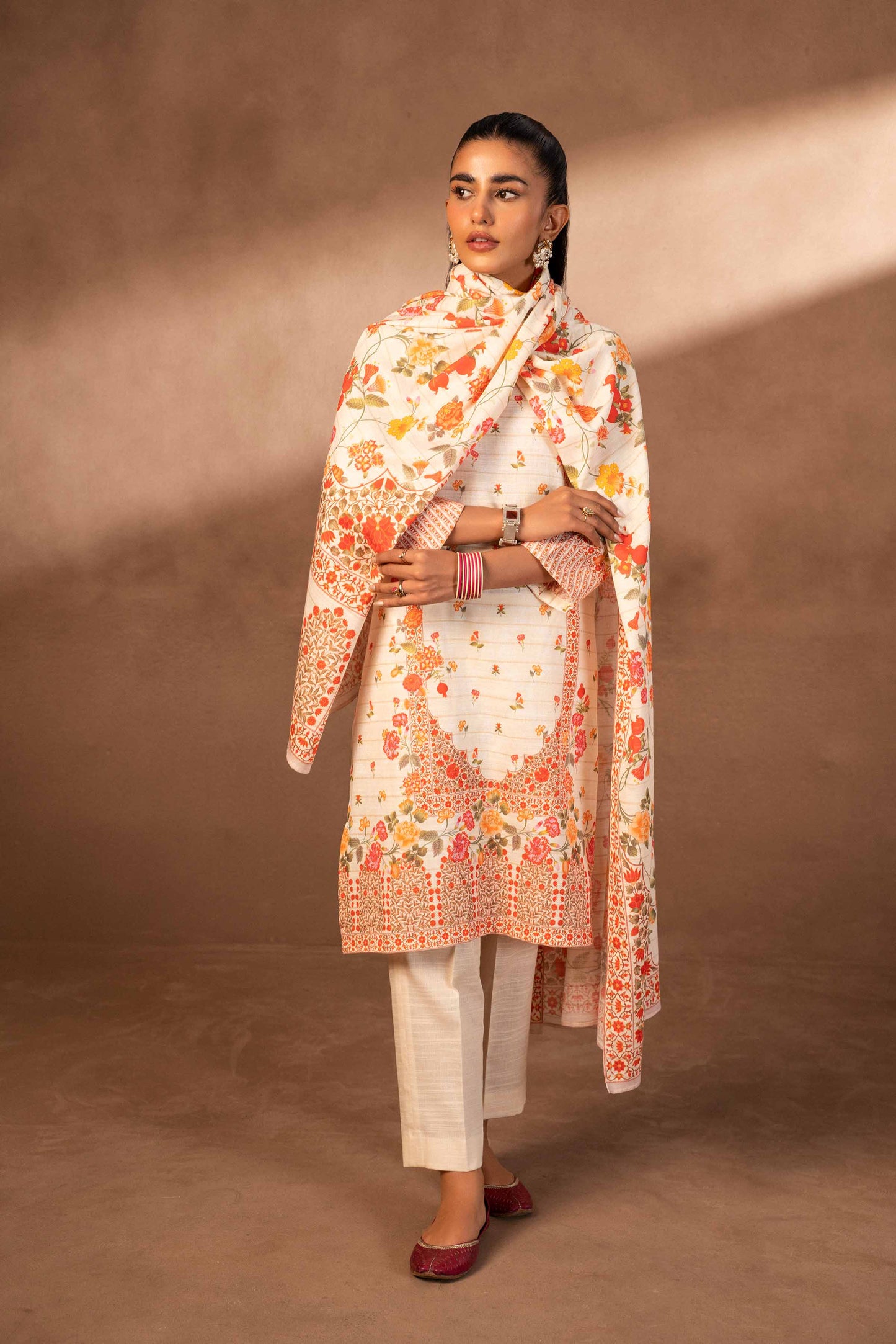 Nishat Linen - 3 Piece - Digital Printed Suit - 42306500