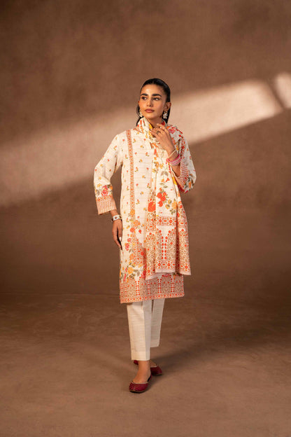 Nishat Linen - 3 Piece - Digital Printed Suit - 42306500